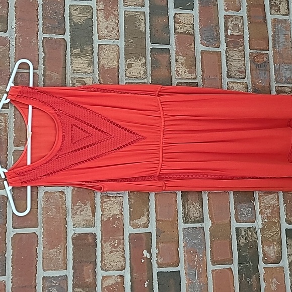 Skies Are Blue Vibrant Red Mini Dress, Size Small - Picture 2 of 6